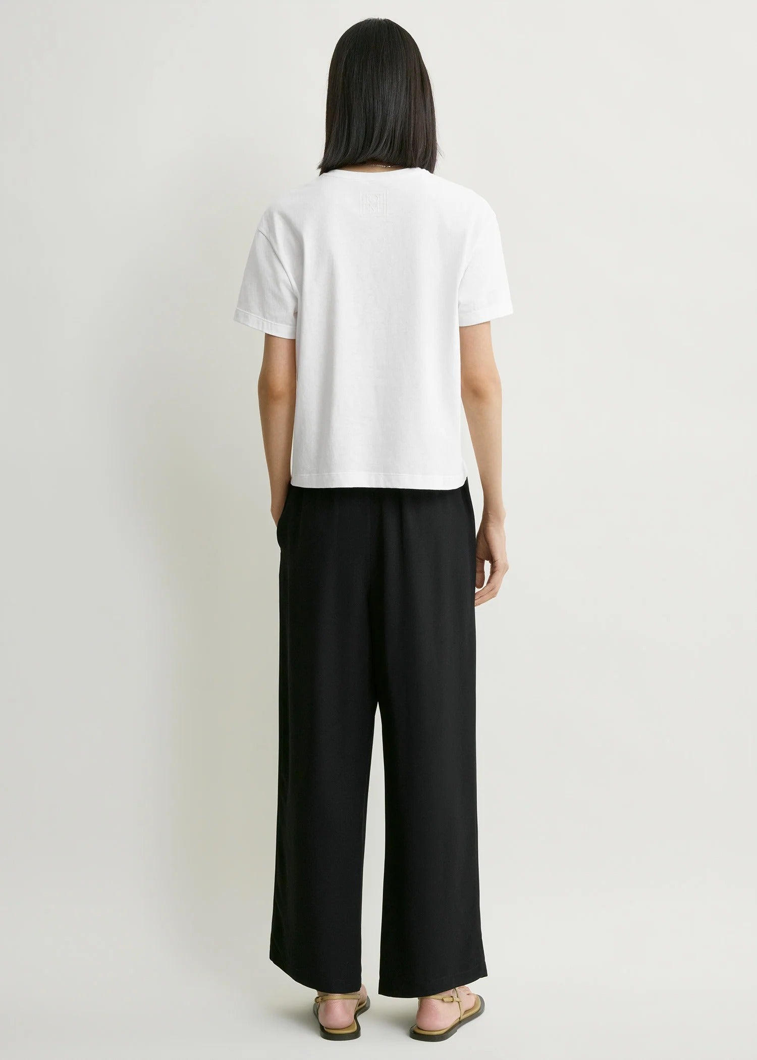 Classic Embroidered Tee Optic White