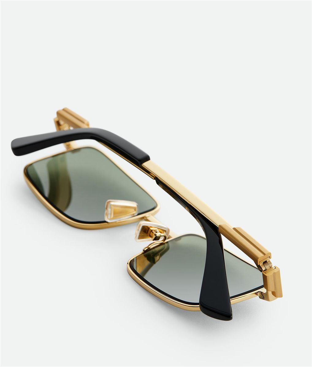 Classic rectangular sunglasses-BOTTEGA VENETA-Verso
