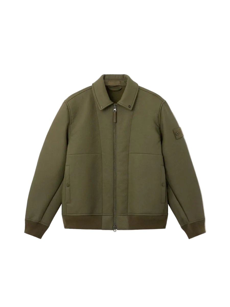 Coach jacket with sprayed rubberised finish-STONE ISLAND-316197-M-Verso