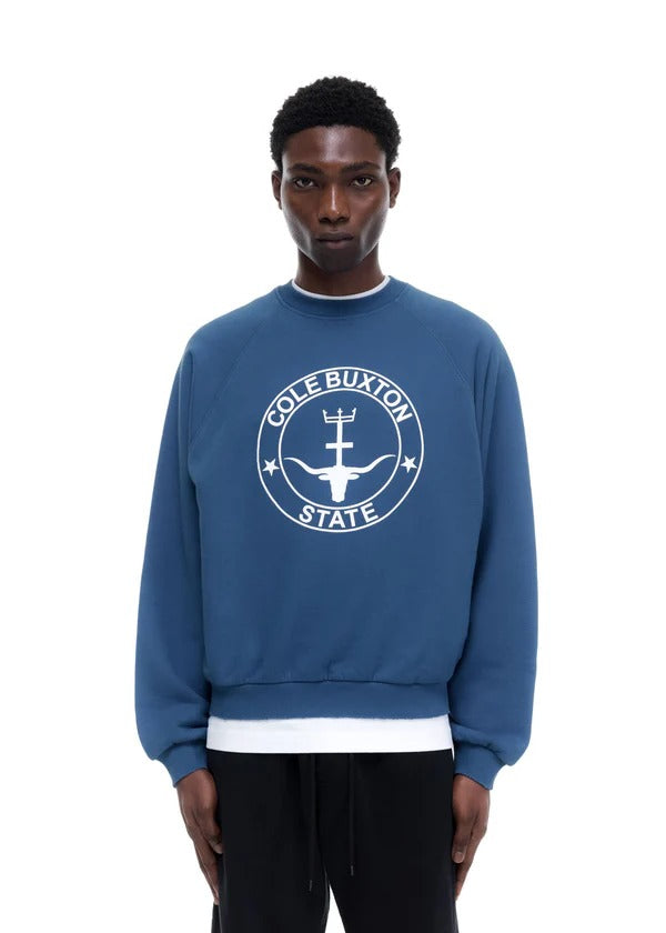Cole buxton state raglan sweatshirt-COLE BUXTON-Verso
