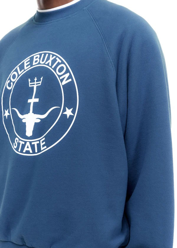 Cole buxton state raglan sweatshirt-COLE BUXTON-Verso