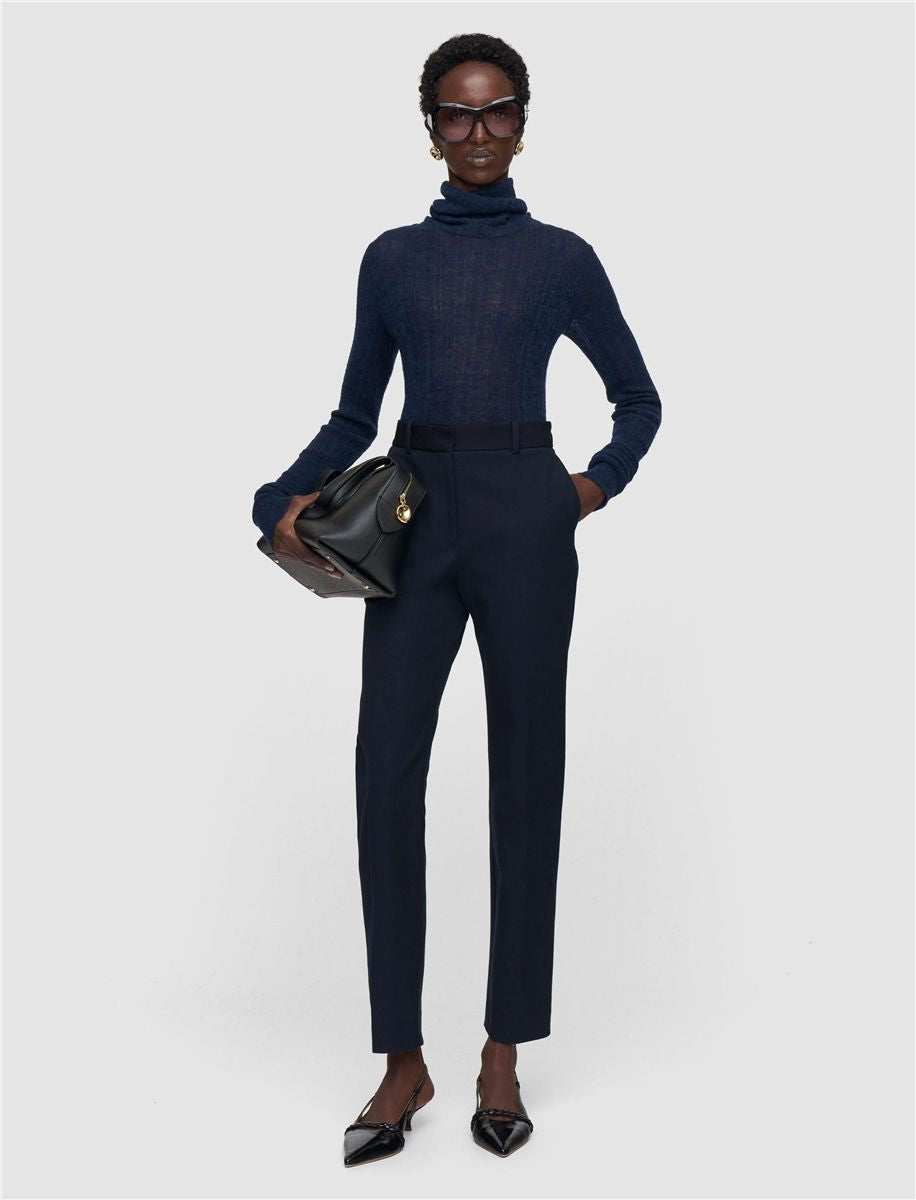 Coleman long gabardine stretch trousers-JOSEPH-Verso