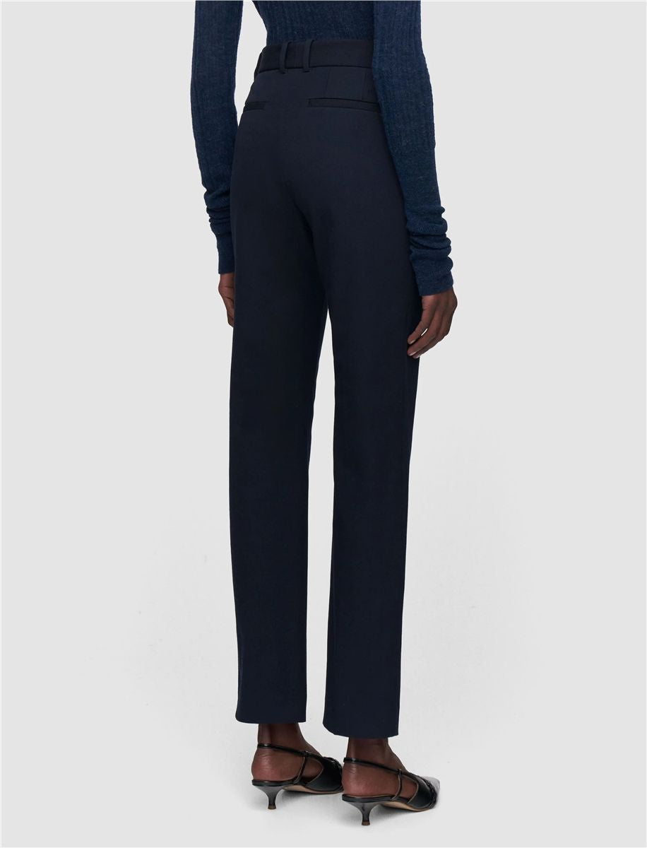 Coleman long gabardine stretch trousers-JOSEPH-Verso