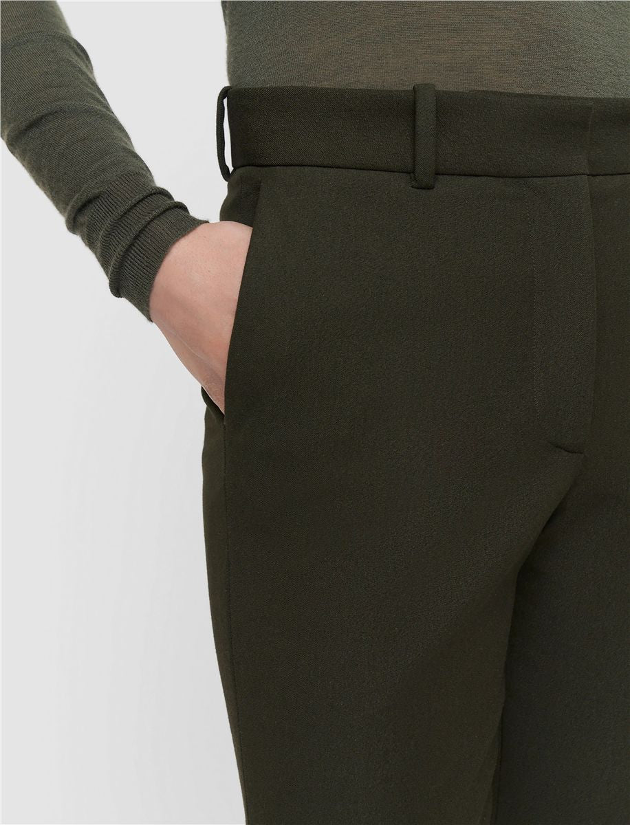 Coleman long gabardine stretch trousers-JOSEPH-Verso
