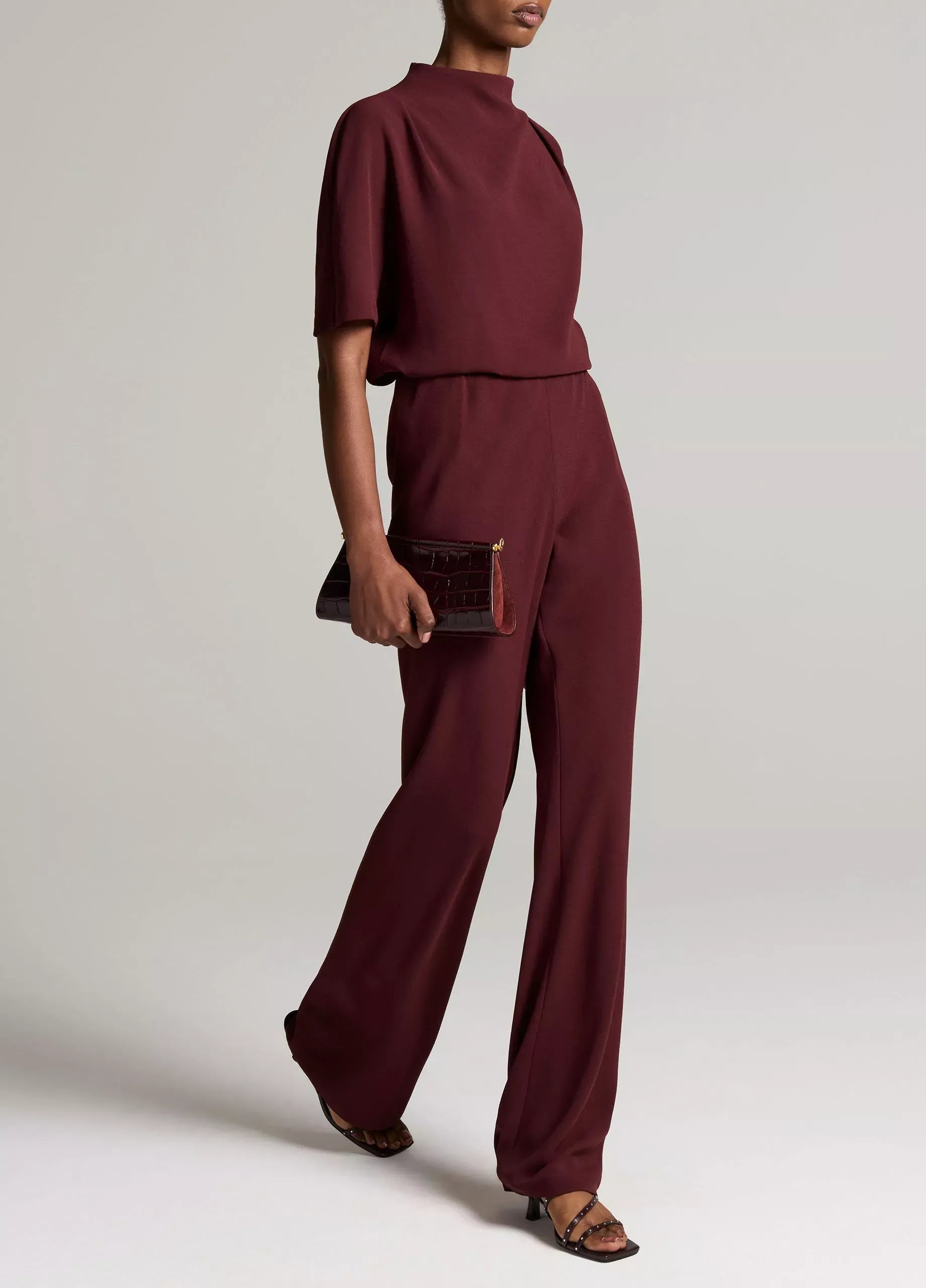 Colette high-rise crepe bias pant-VINCE-Verso