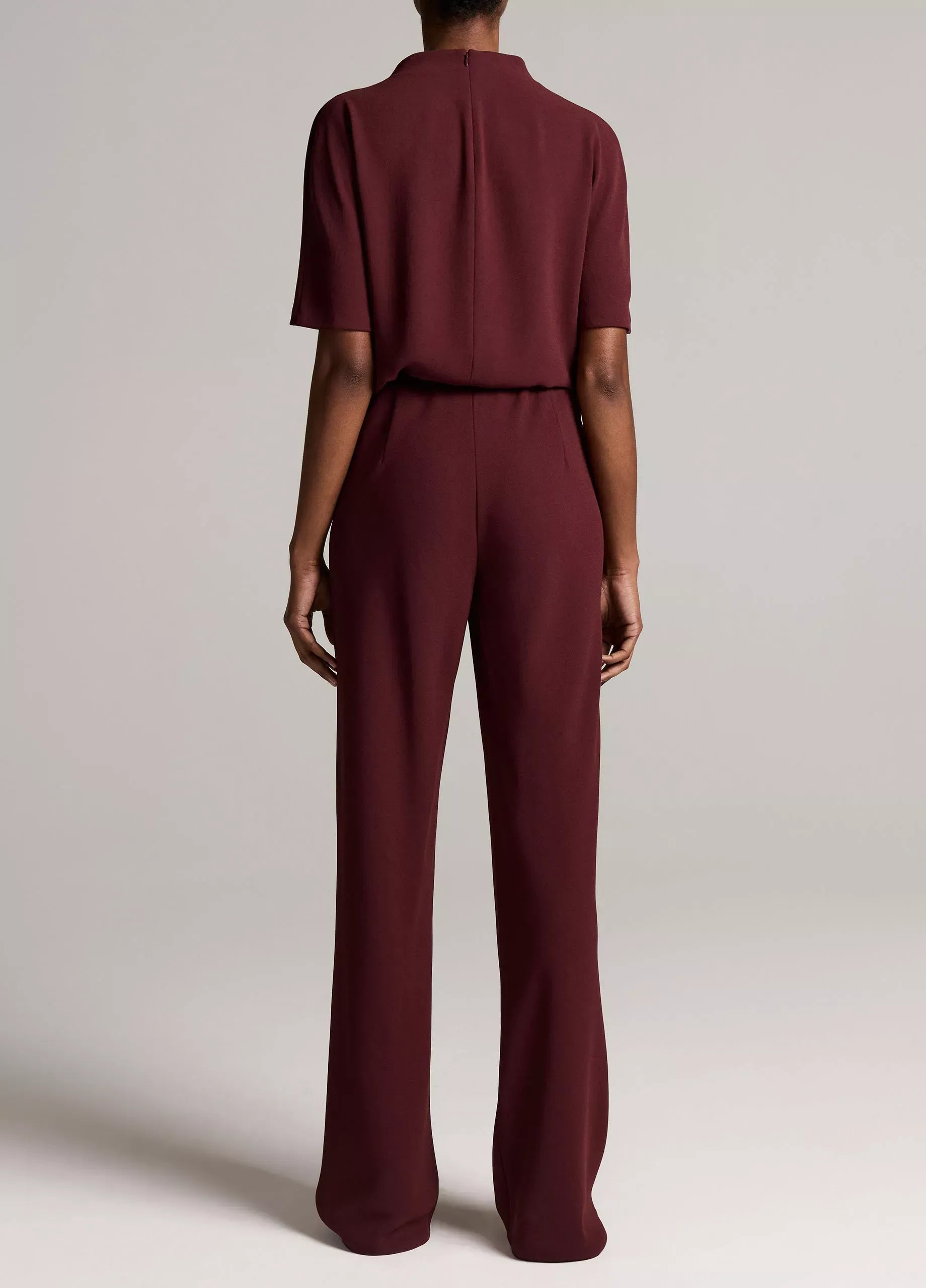 Colette high-rise crepe bias pant-VINCE-Verso