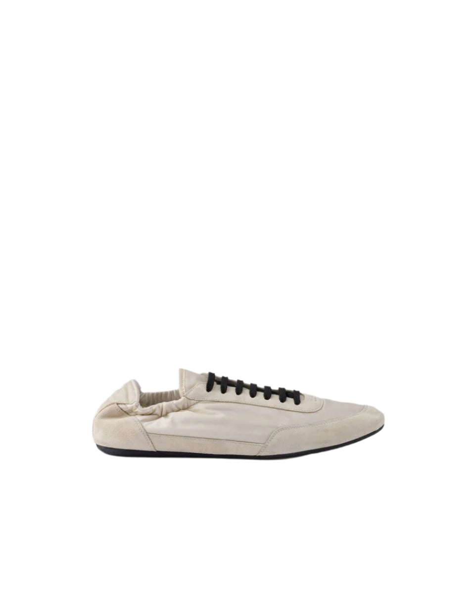 COLLAPSE RE-NYLON AND SUEDE SNEAKERS -  PRADA -  Verso