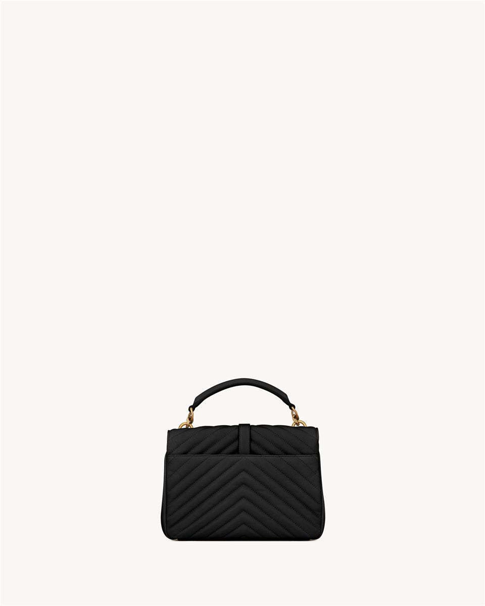 College medium in quilted leather-SAINT LAURENT-Verso