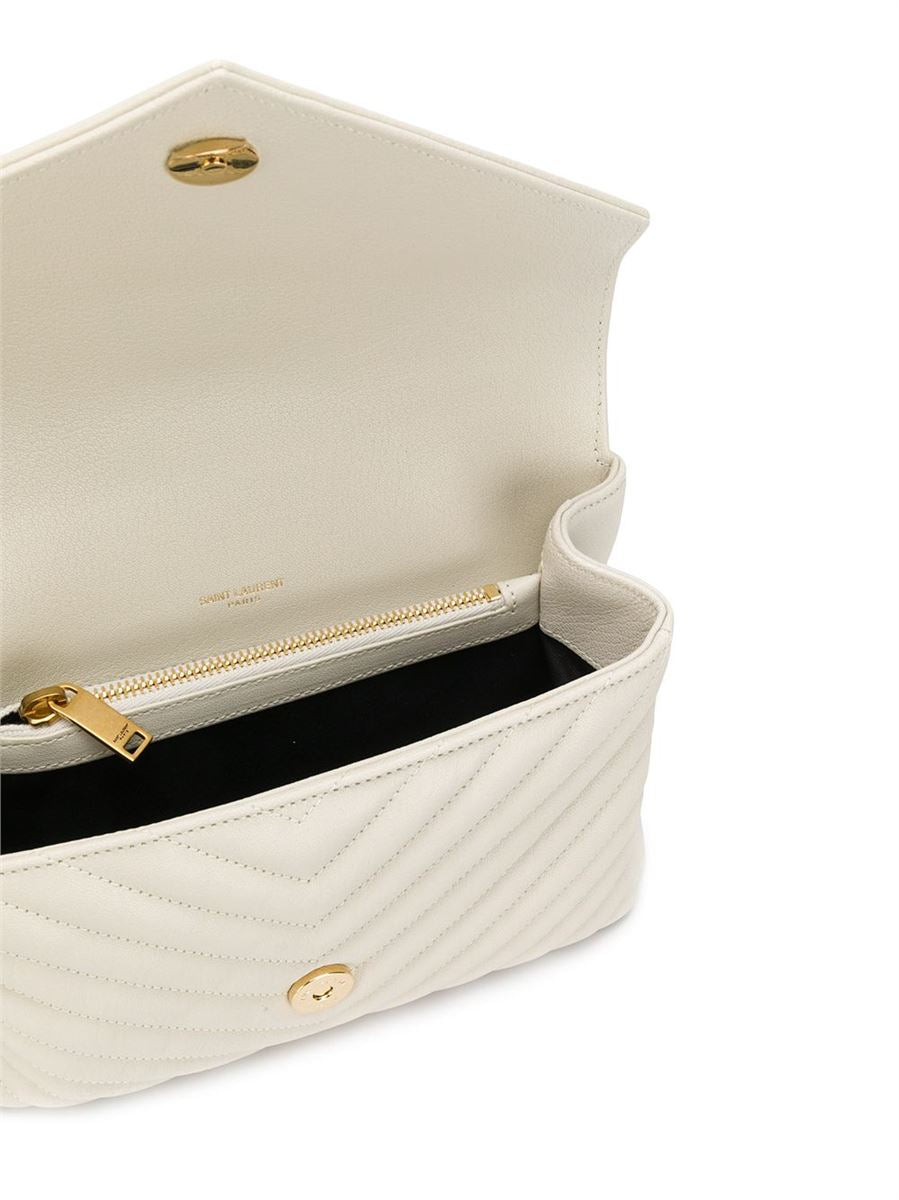 College medium in quilted leather-SAINT LAURENT-Verso