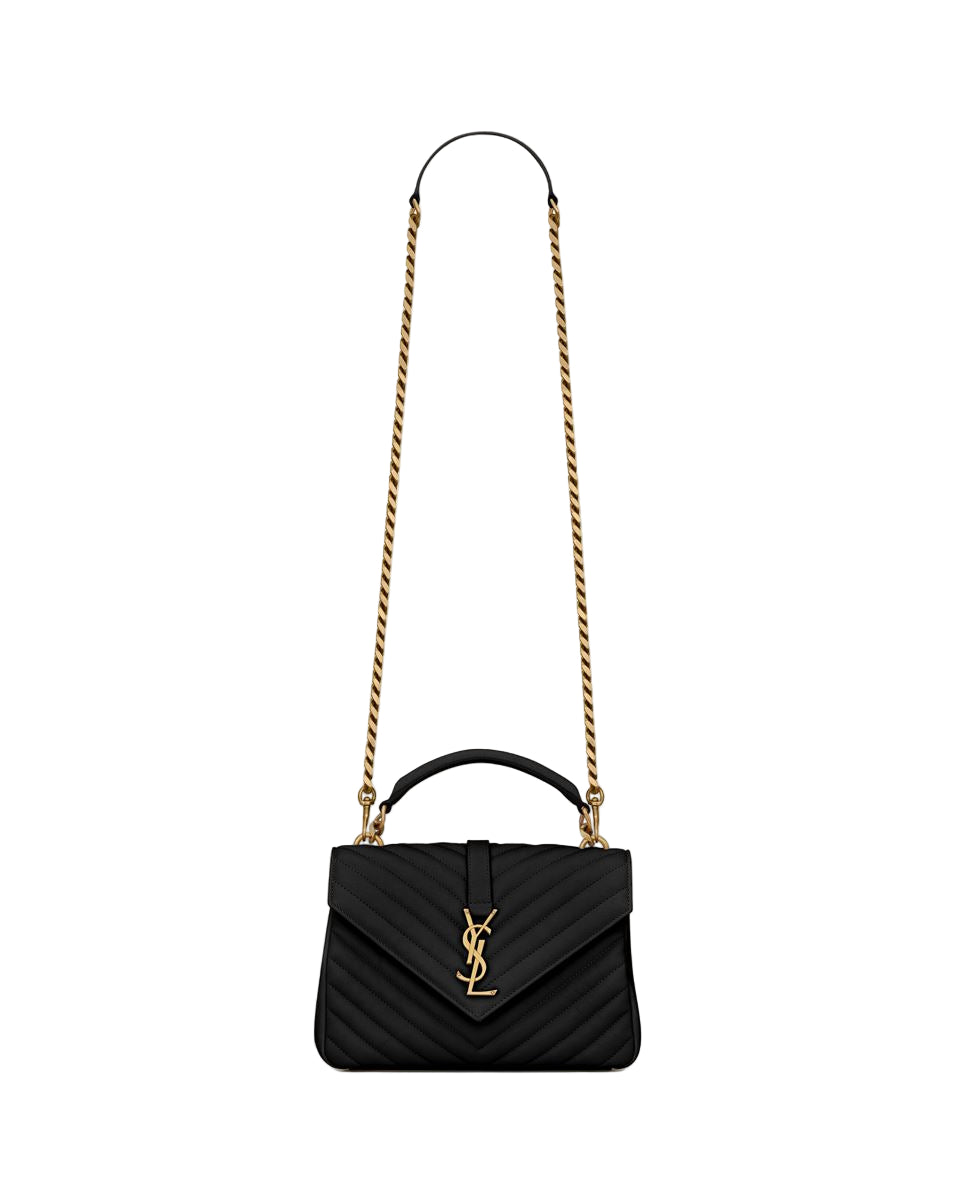 college medium in quilted leather-SAINT LAURENT-Verso