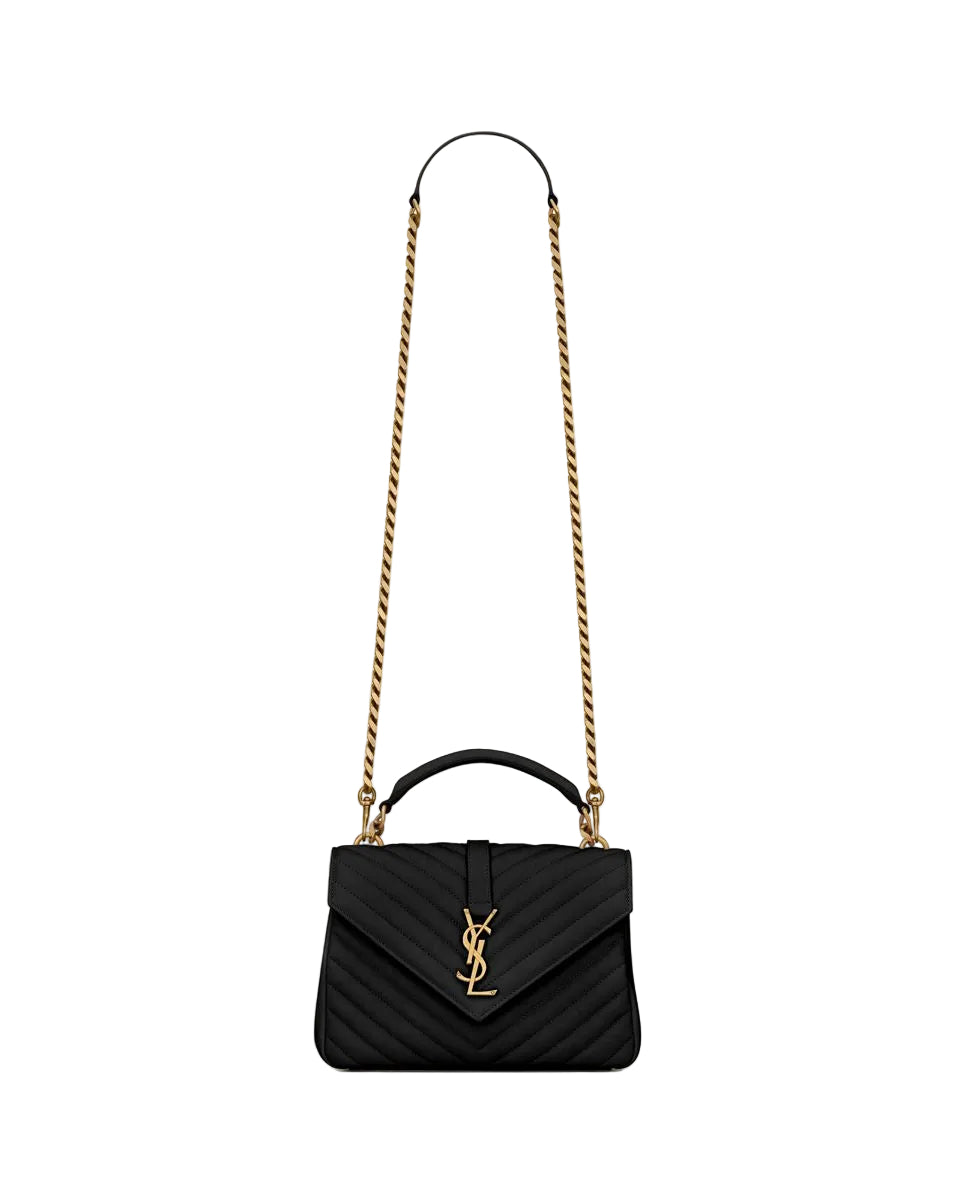 College medium in quilted leather-SAINT LAURENT-Verso