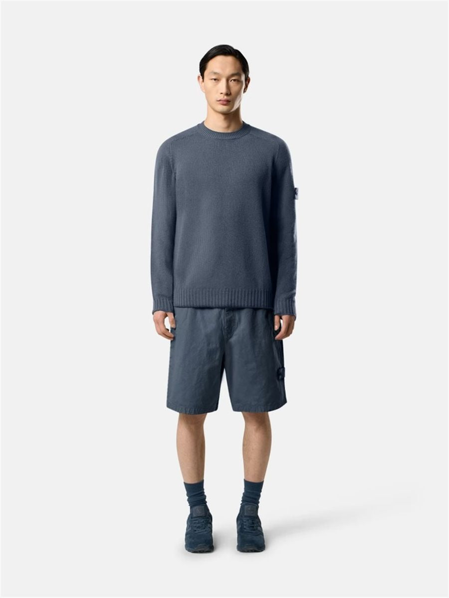Comfort-fit bermuda shorts with drawstring waist-STONE ISLAND-Verso