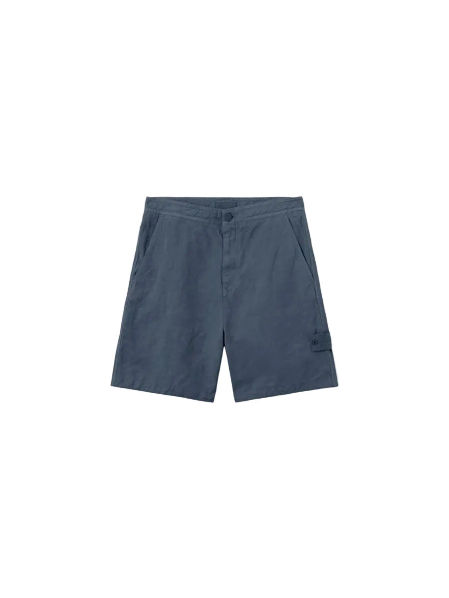 Comfort-fit bermuda shorts with drawstring waist-STONE ISLAND-305500-28-Verso