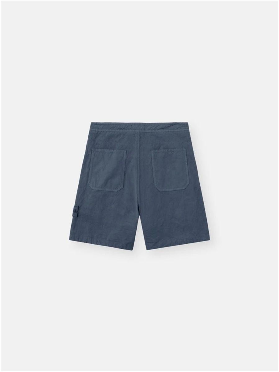Comfort-fit bermuda shorts with drawstring waist-STONE ISLAND-Verso