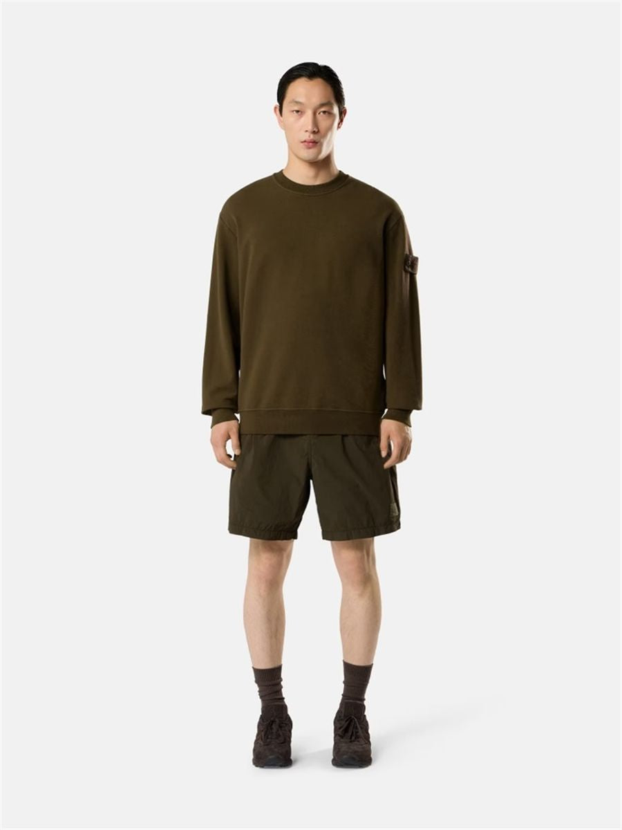 Comfort-fit crewneck sweatshirt-STONE ISLAND-Verso