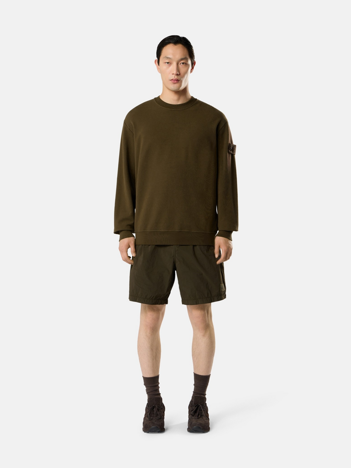 Comfort-fit crewneck sweatshirt-STONE ISLAND-Verso