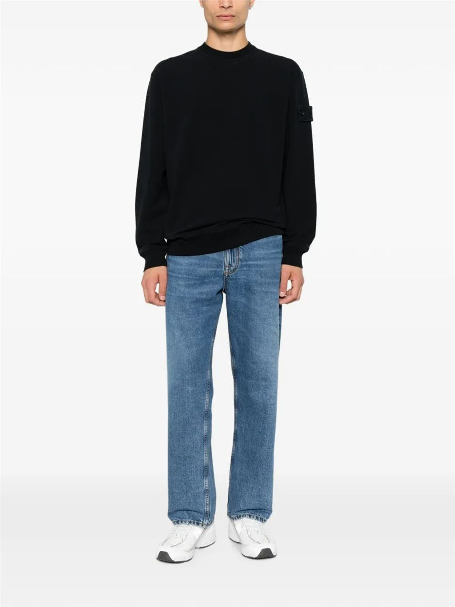 Comfort-fit crewneck sweatshirt-STONE ISLAND-Verso