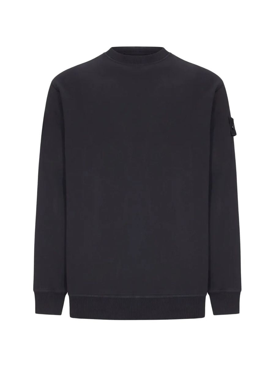 Comfort-fit crewneck sweatshirt-STONE ISLAND-311341-XS-Verso