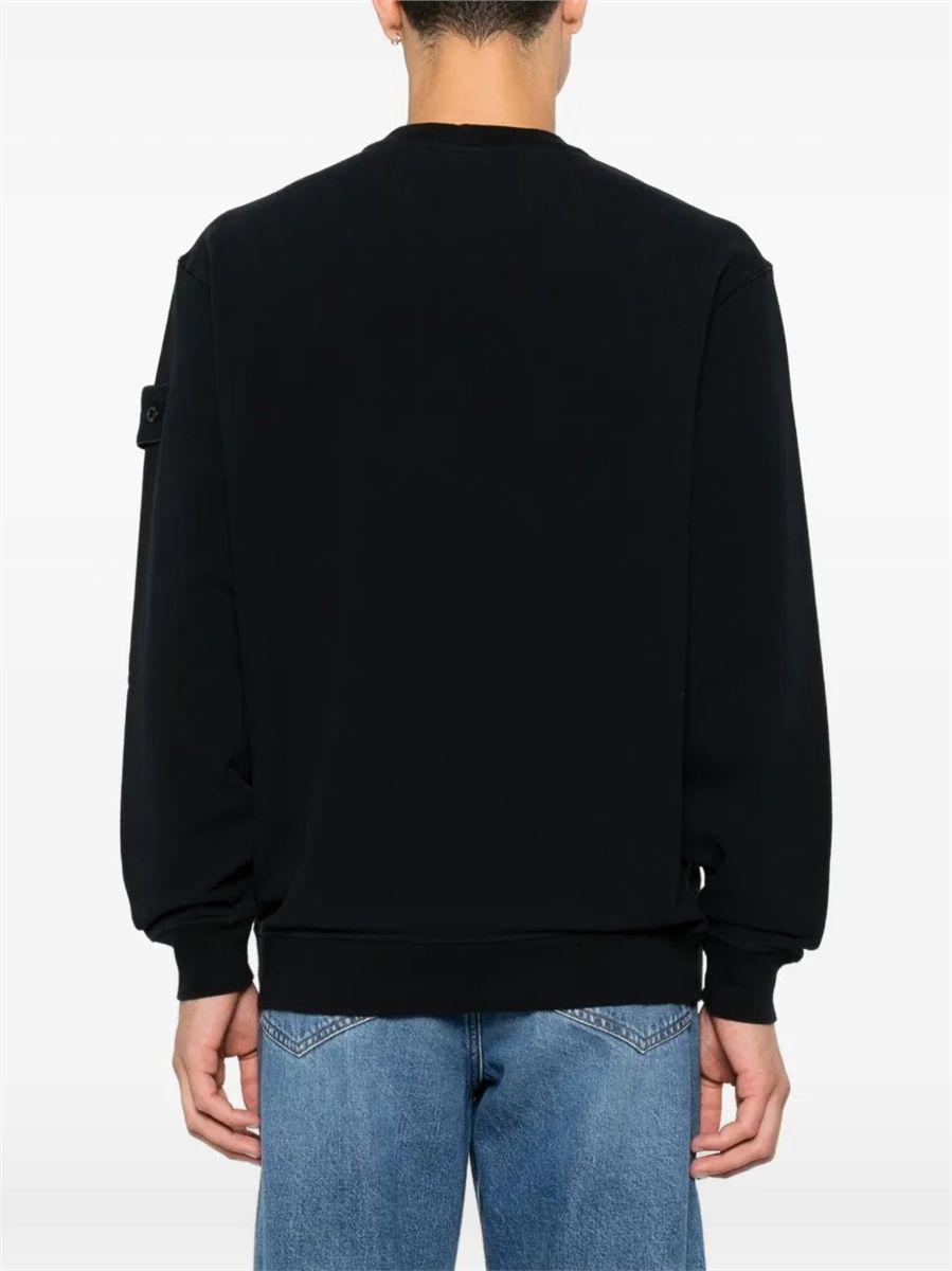 Comfort-fit crewneck sweatshirt-STONE ISLAND-Verso