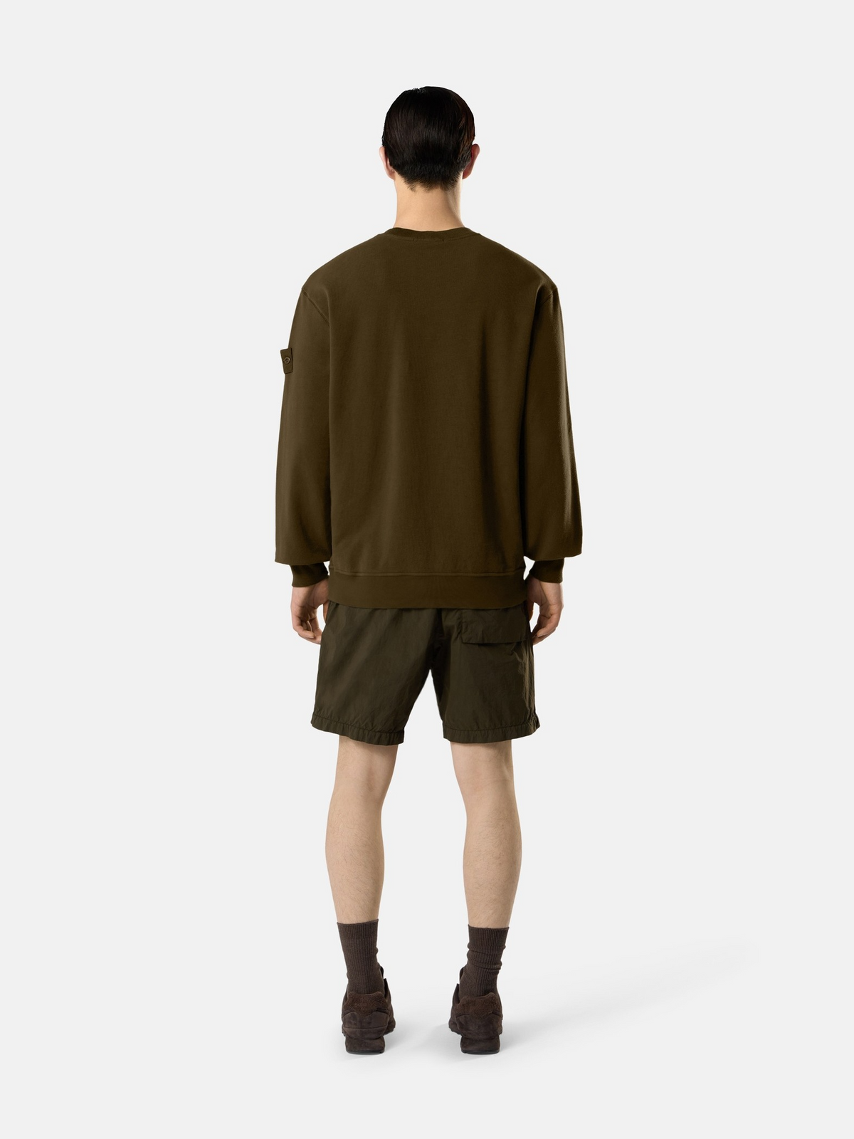 Comfort-fit crewneck sweatshirt-STONE ISLAND-Verso