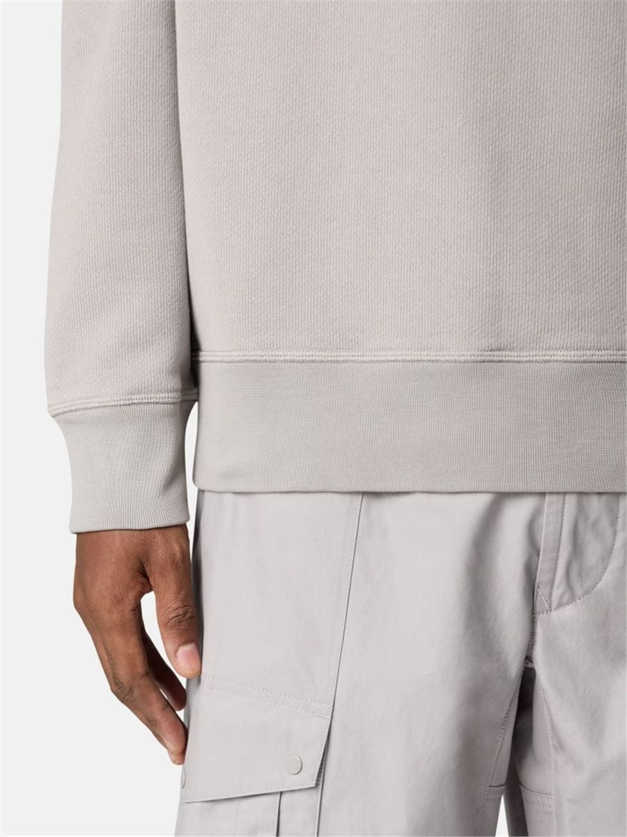 Comfort-fit Crewneck Sweatshirt with Raglan Sleeves-STONE ISLAND-Verso