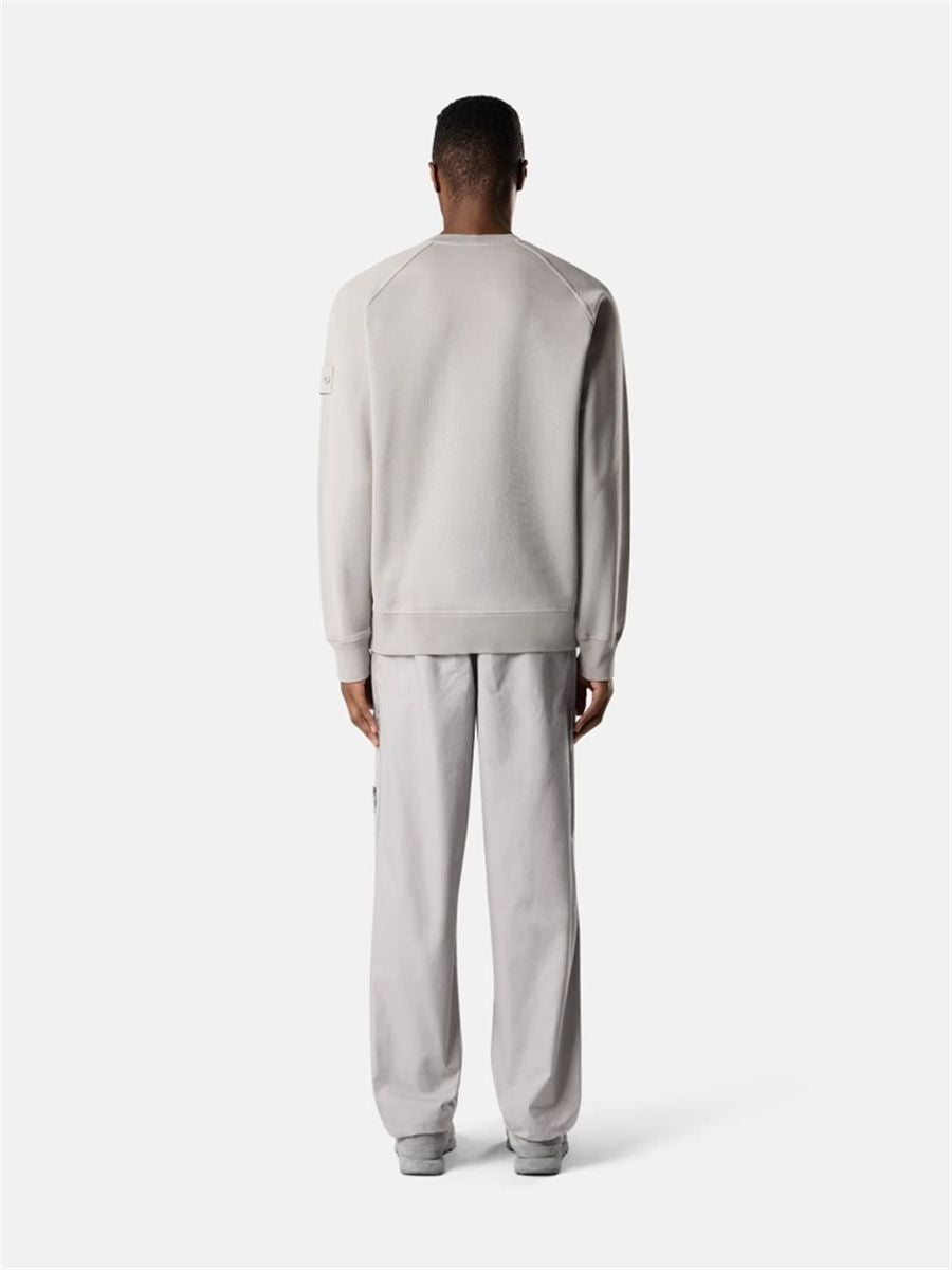 Comfort-fit Crewneck Sweatshirt with Raglan Sleeves-STONE ISLAND-Verso