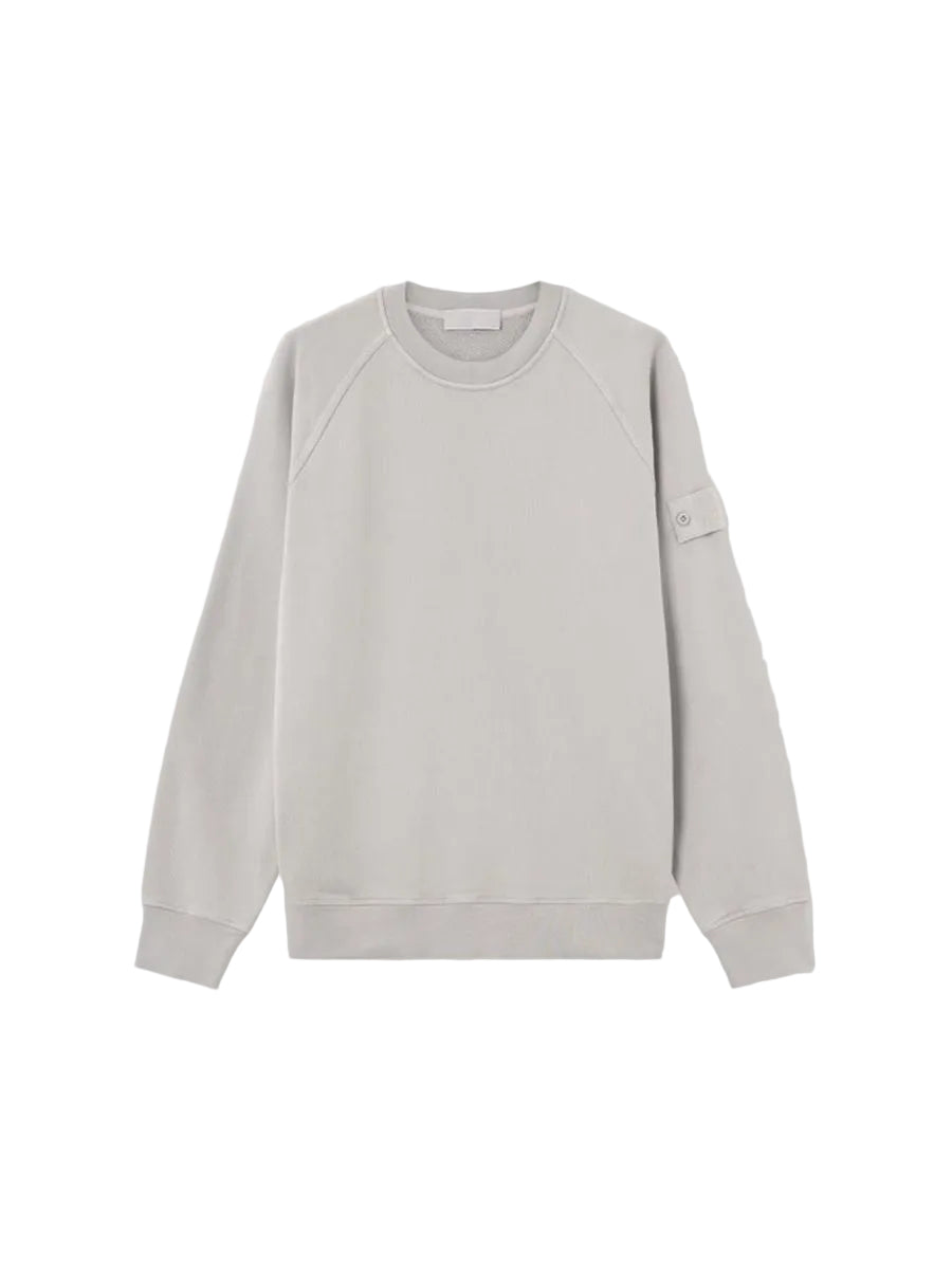 Comfort-fit Crewneck Sweatshirt with Raglan Sleeves-STONE ISLAND-Verso