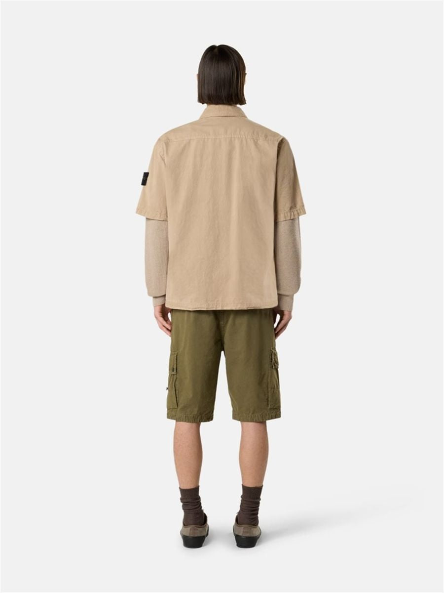Comfort-fit short-sleeve shirt with pocket-STONE ISLAND-Verso