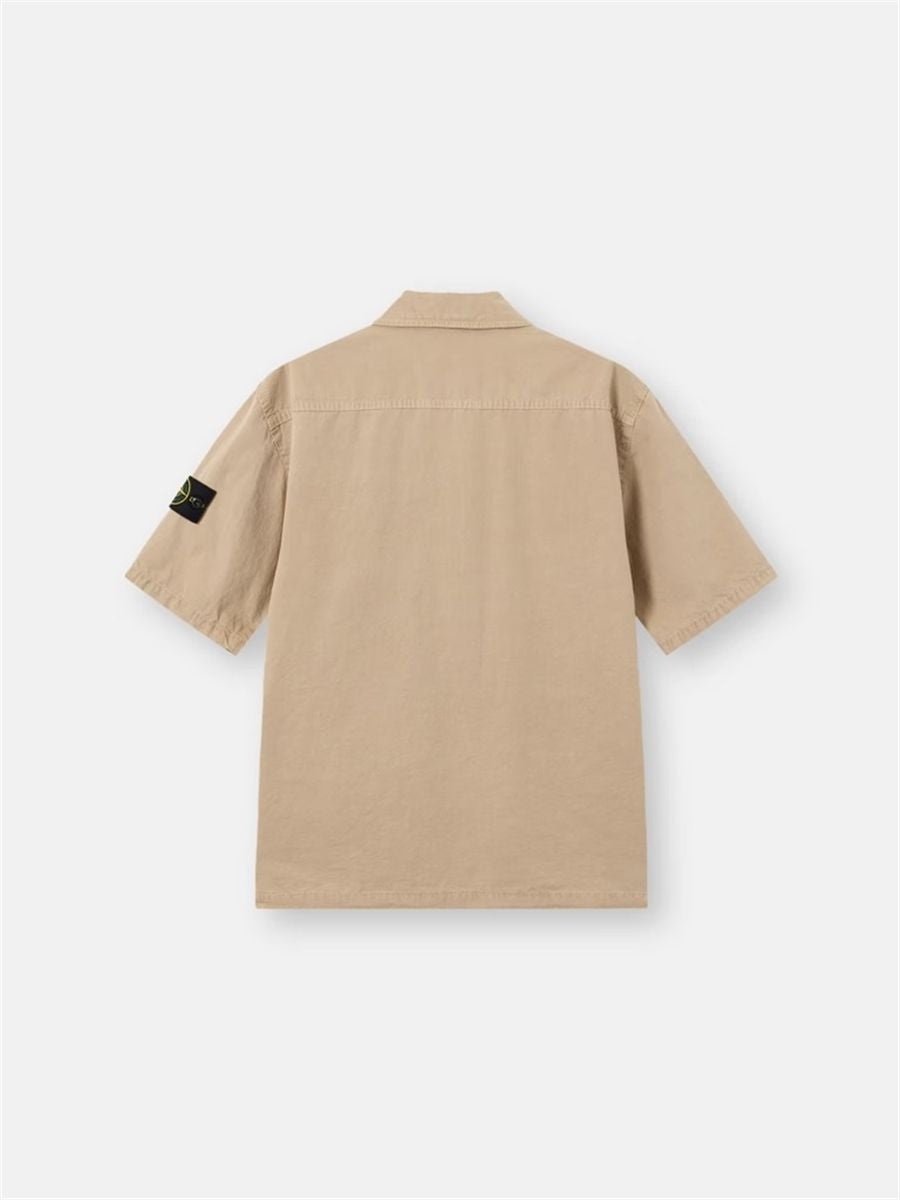 Comfort-fit short-sleeve shirt with pocket-STONE ISLAND-Verso