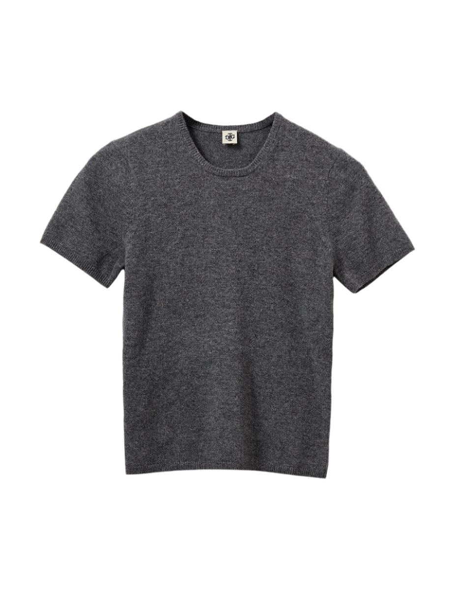 COMO KNIT TEE GREY MELANGE-THE GARMENT-Verso