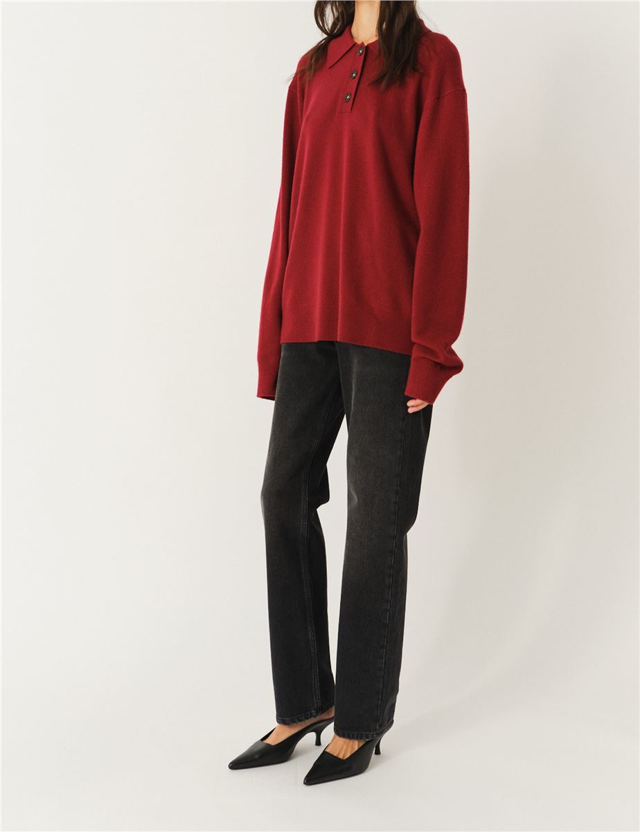 COMO POLO GREY MELANGE-THE GARMENT-Verso