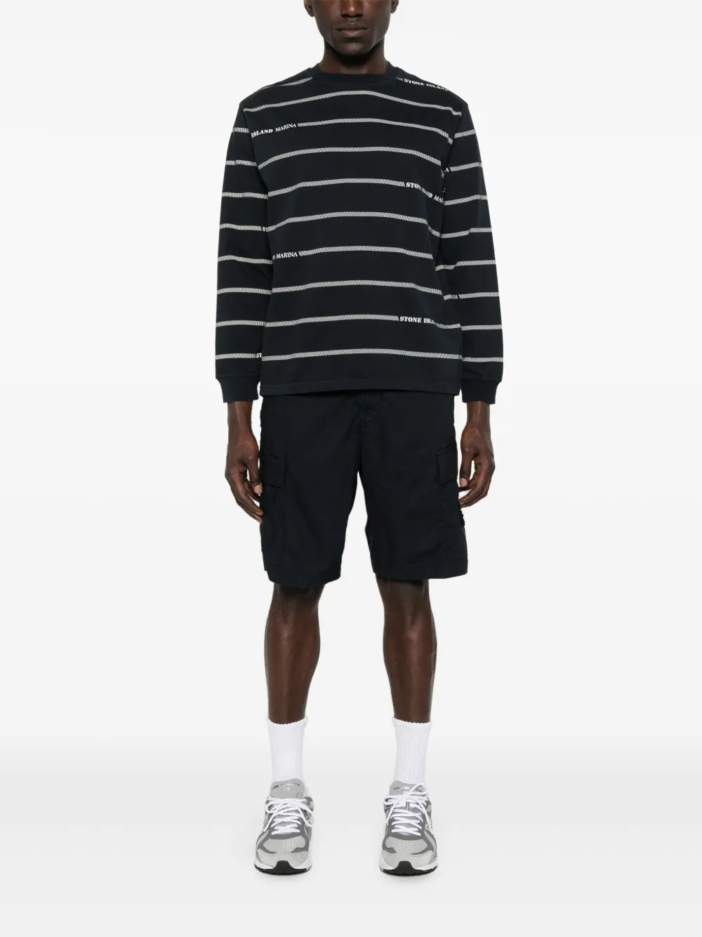 Compass-badge shorts-STONE ISLAND-Verso