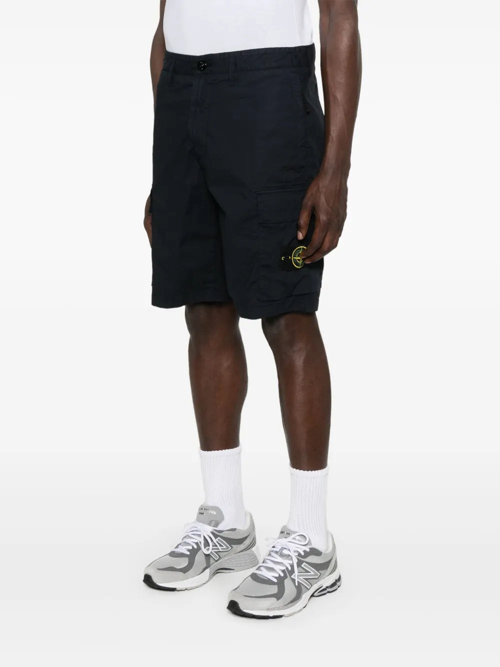 Compass-badge shorts-STONE ISLAND-Verso