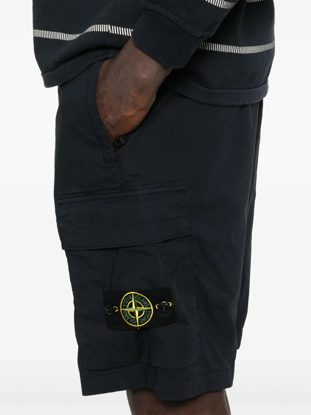 Compass-badge shorts-STONE ISLAND-Verso