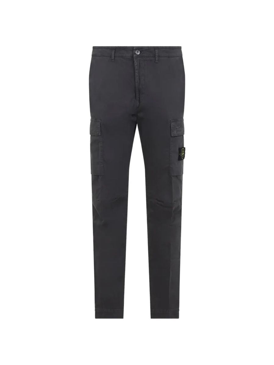 Compass-badge straight-leg trousers-STONE ISLAND-305805-29-Verso