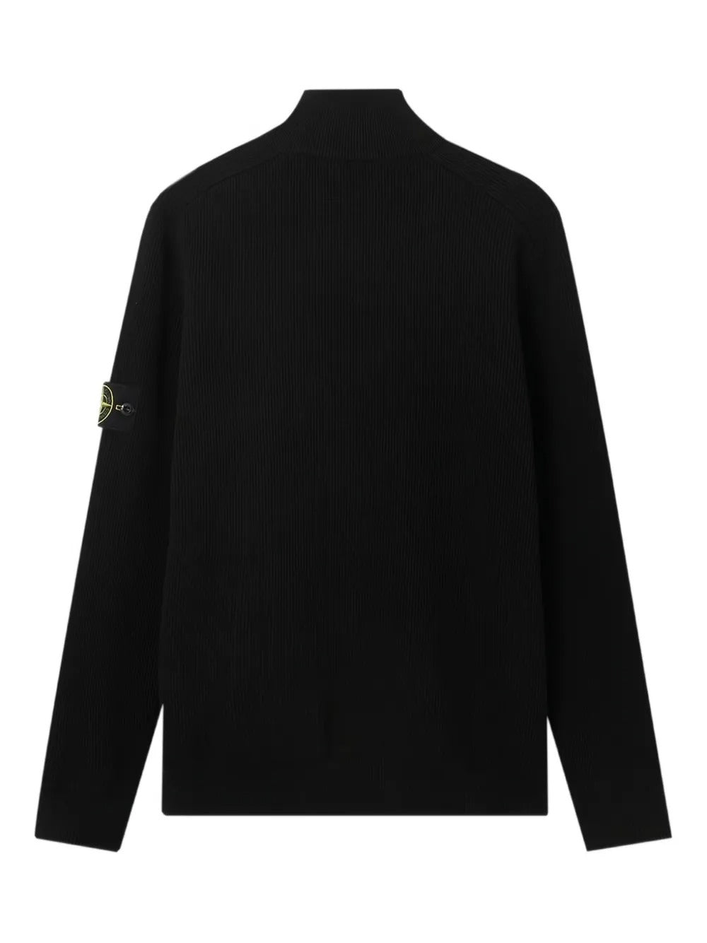 Compass-motif Ribbed Sweater-STONE ISLAND-Verso