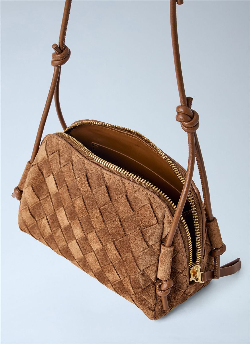 Concert suede pouch-BOTTEGA VENETA-Verso