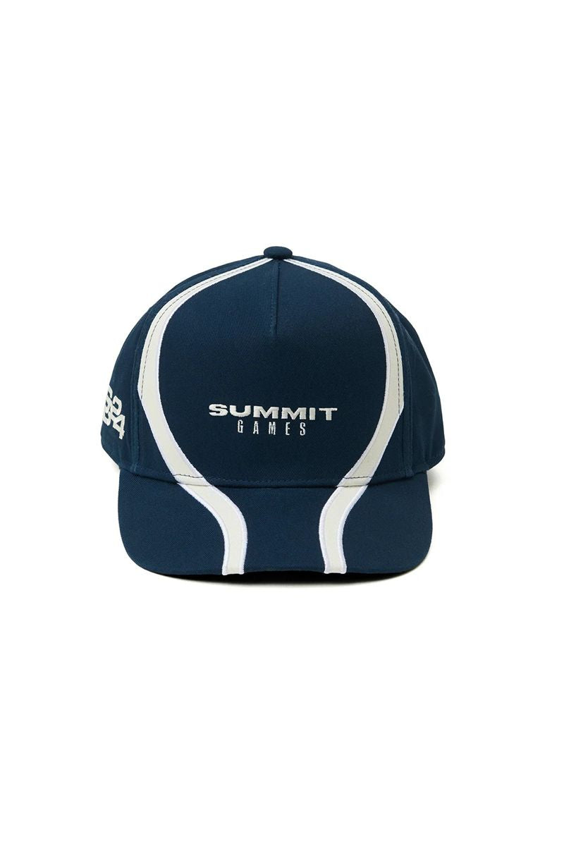 Contrast panel baseball cap - maritime blue-SUMMIT GAMES-Verso