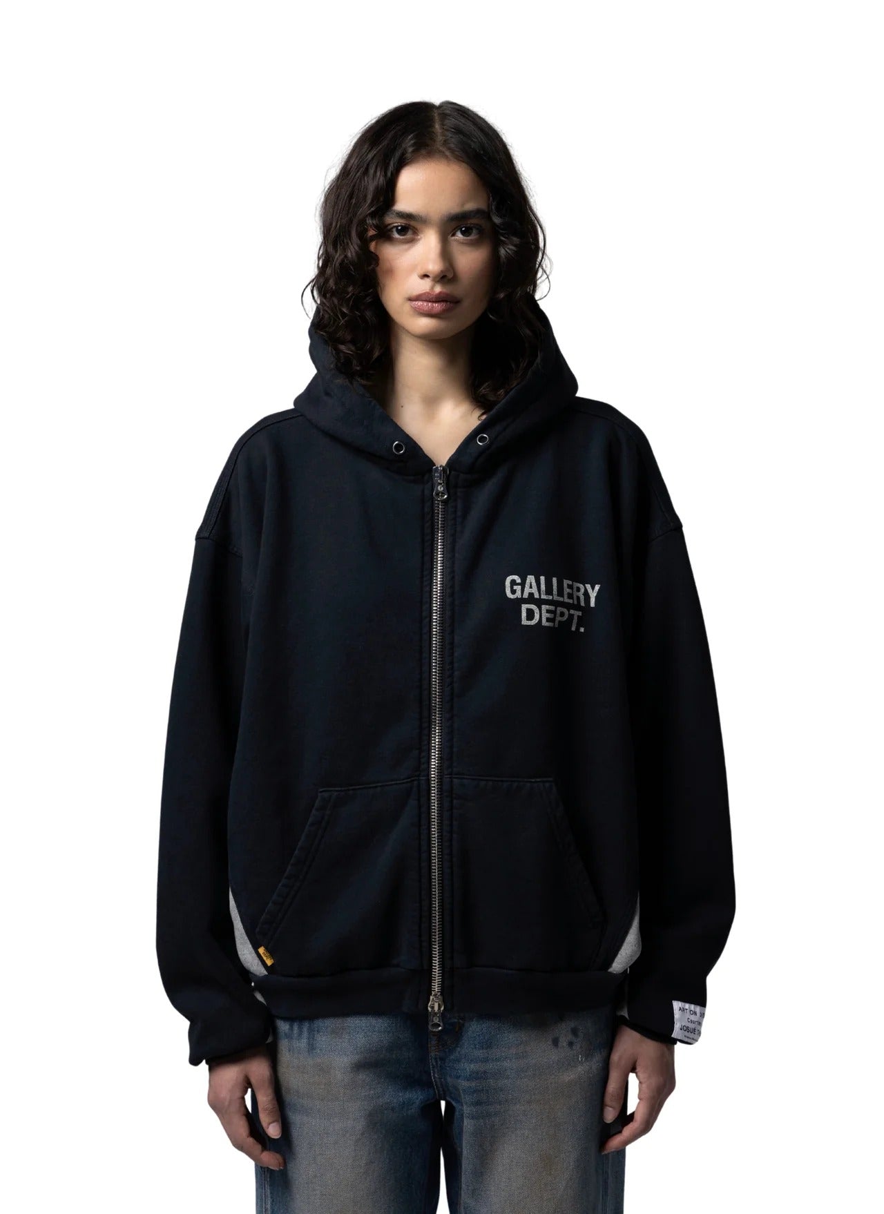 Contrast panel sweatshirt-GALLERY DEPT.-Verso
