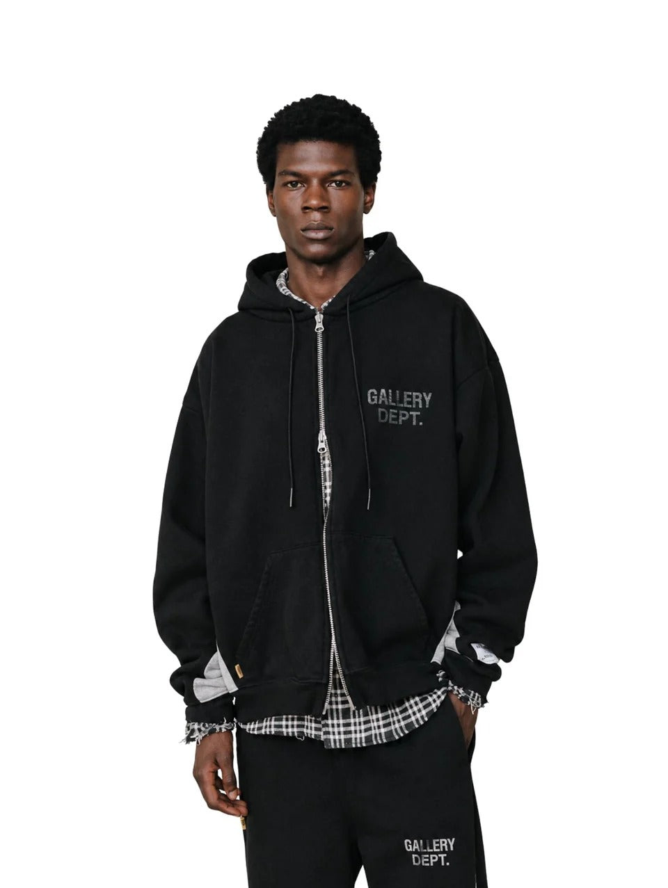 Contrast panel sweatshirt-GALLERY DEPT.-Verso
