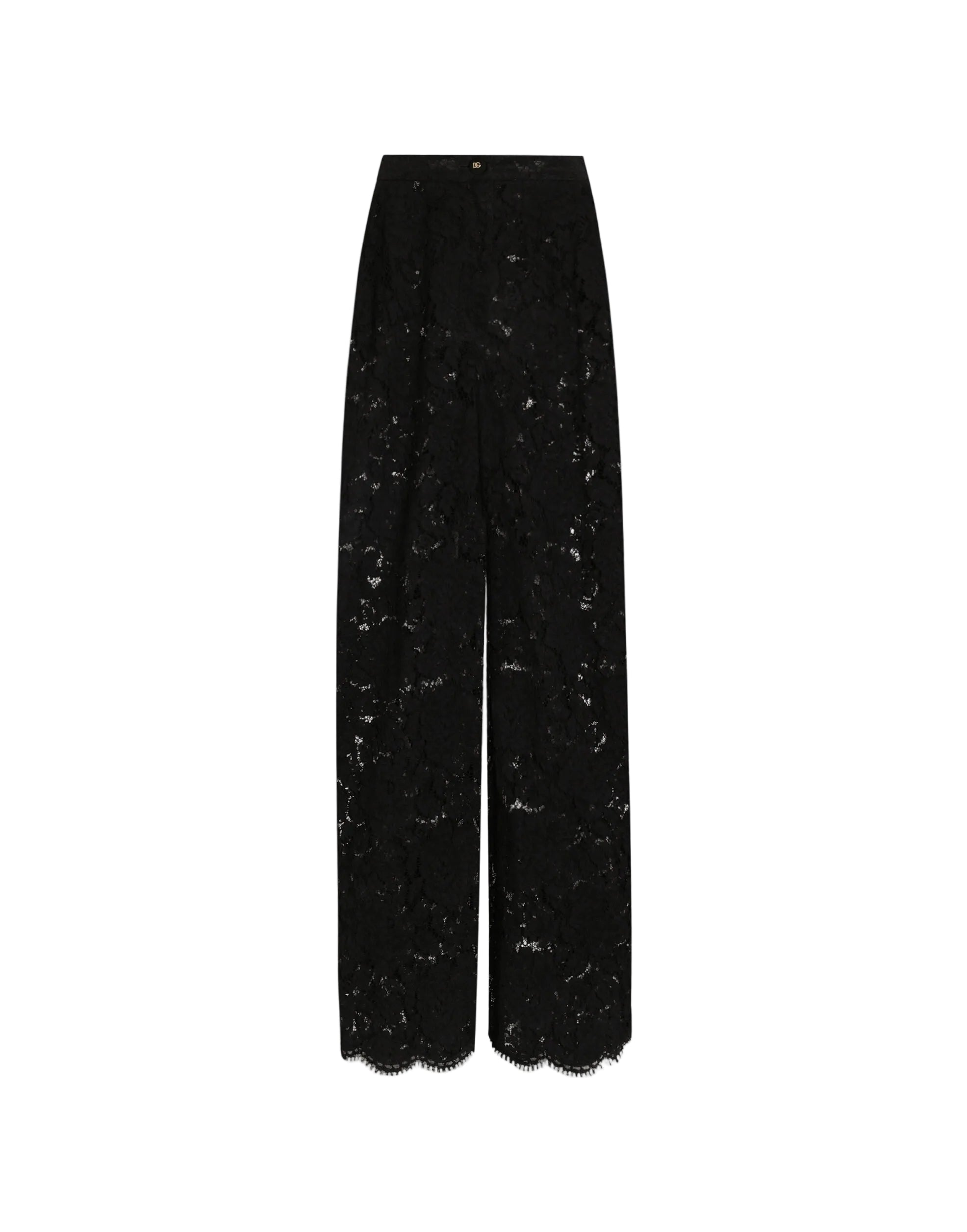 Cordonetto lace trousers-DOLCE&GABBANA-Verso