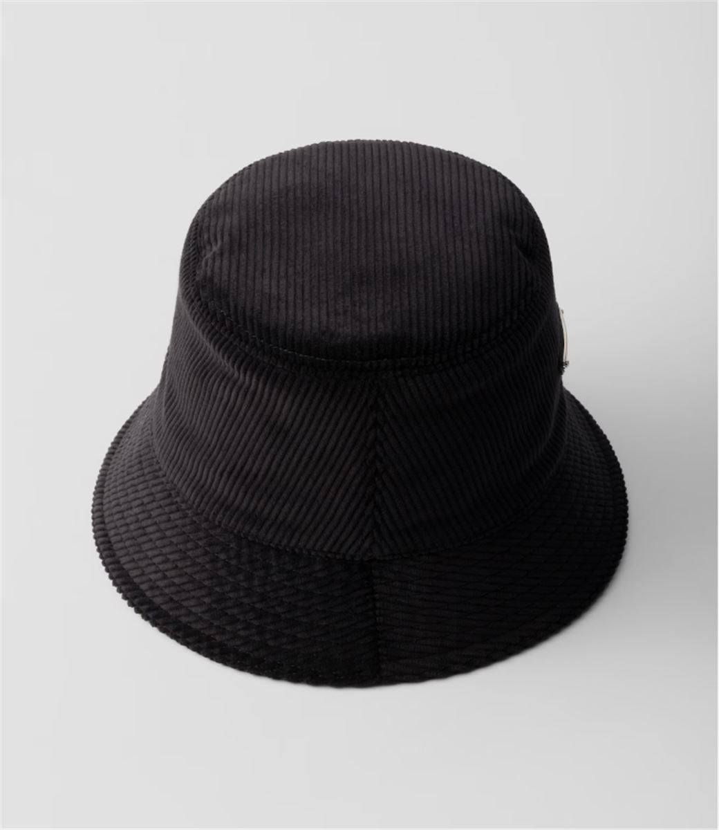 CORDUROY BUCKET HAT-PRADA-Verso