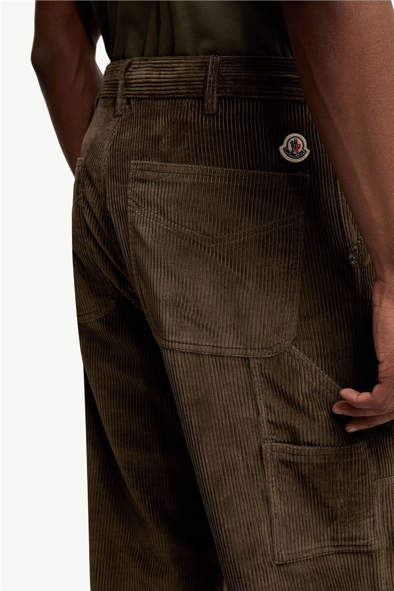 CORDUROY JOGGING TROUSERS-MONCLER-Verso