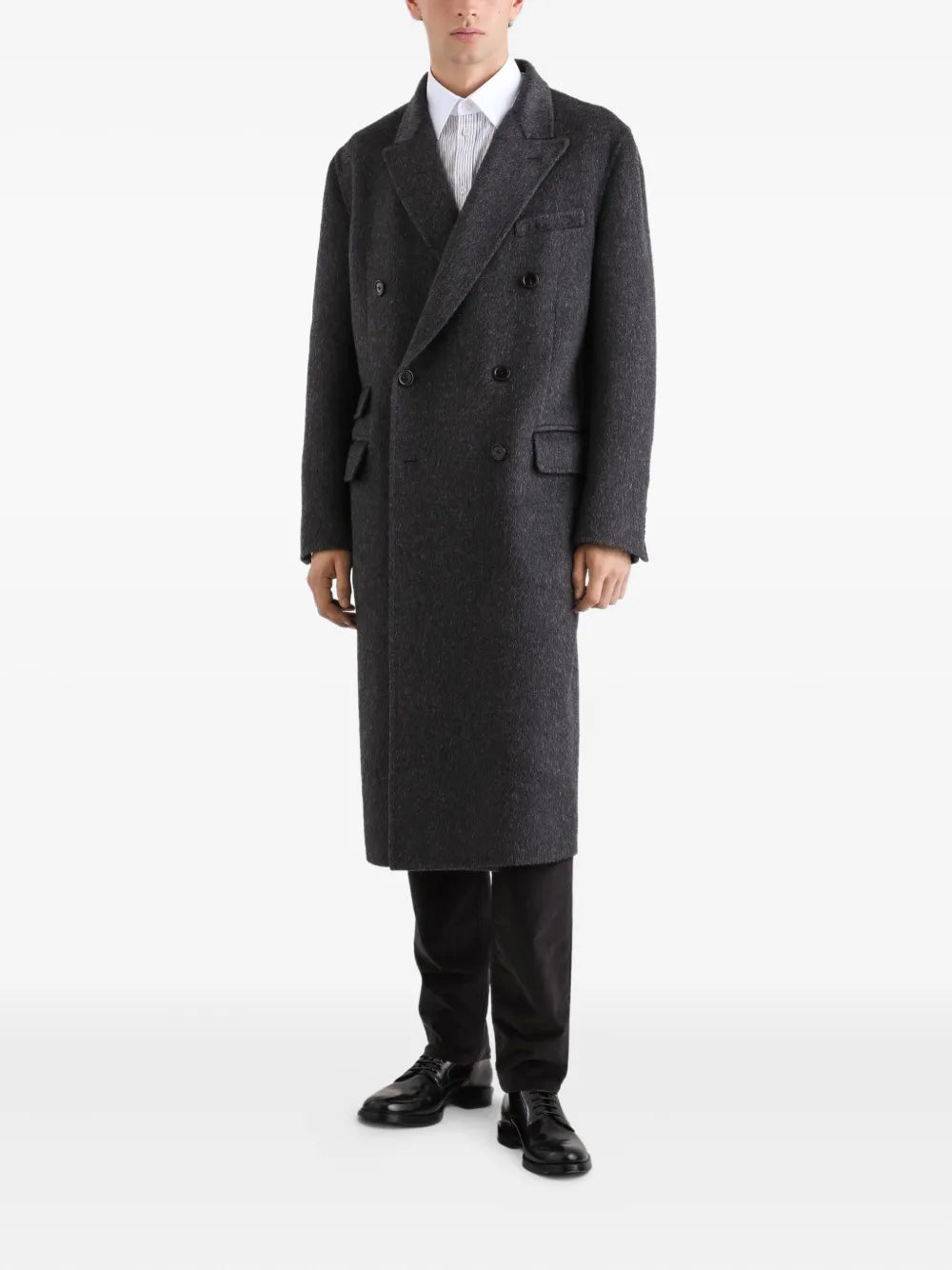 Corduroy logo-plaque trousers-DOLCE & GABBANA-Verso