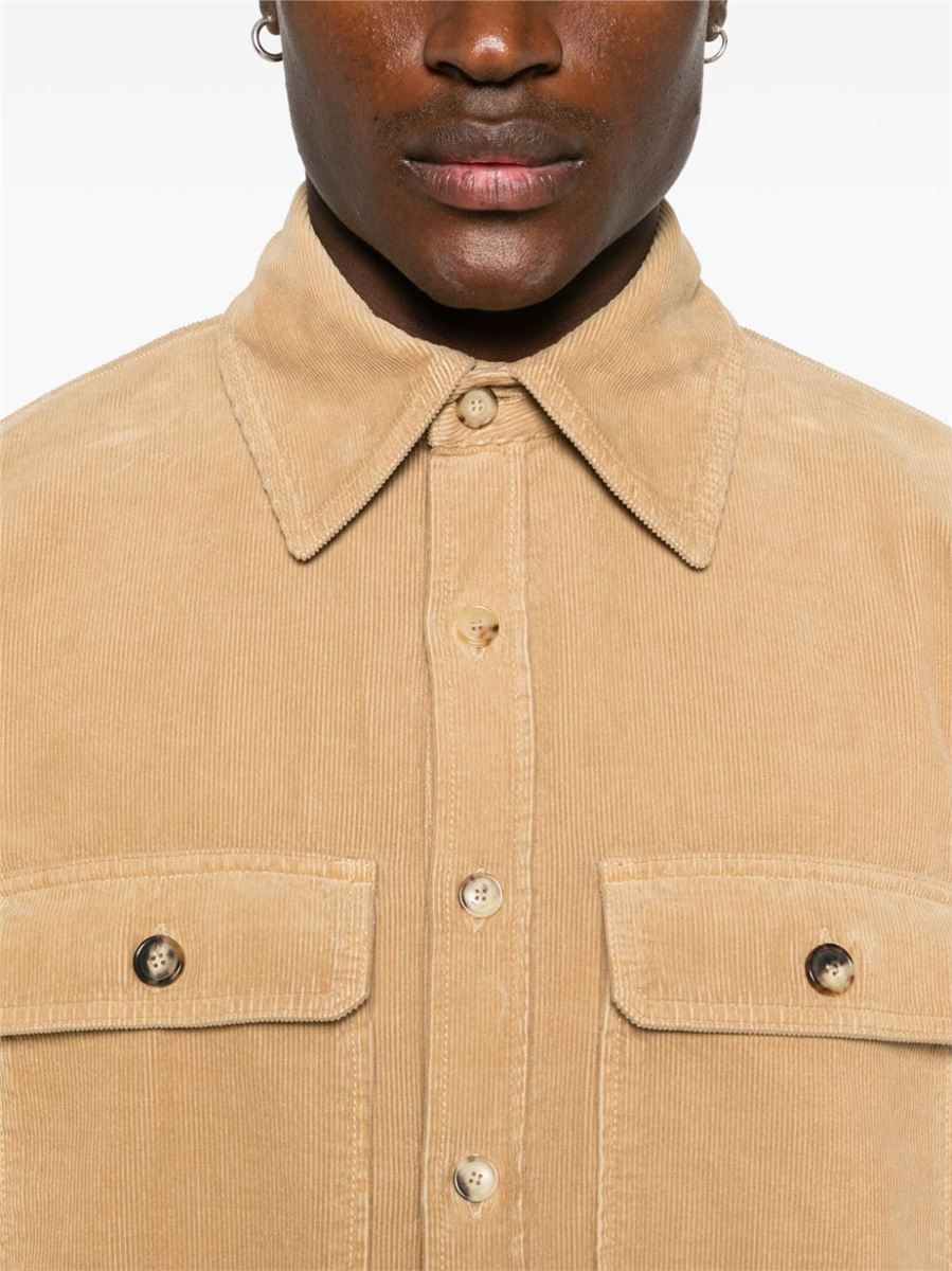 Corduroy shirt-SAINT LAURENT-Verso