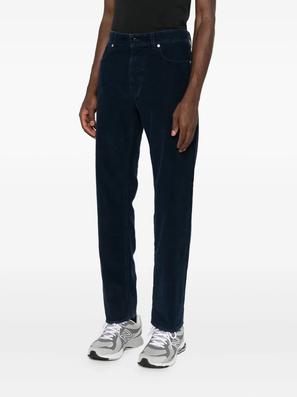 Corduroy straight-leg trousers-STONE ISLAND-Verso