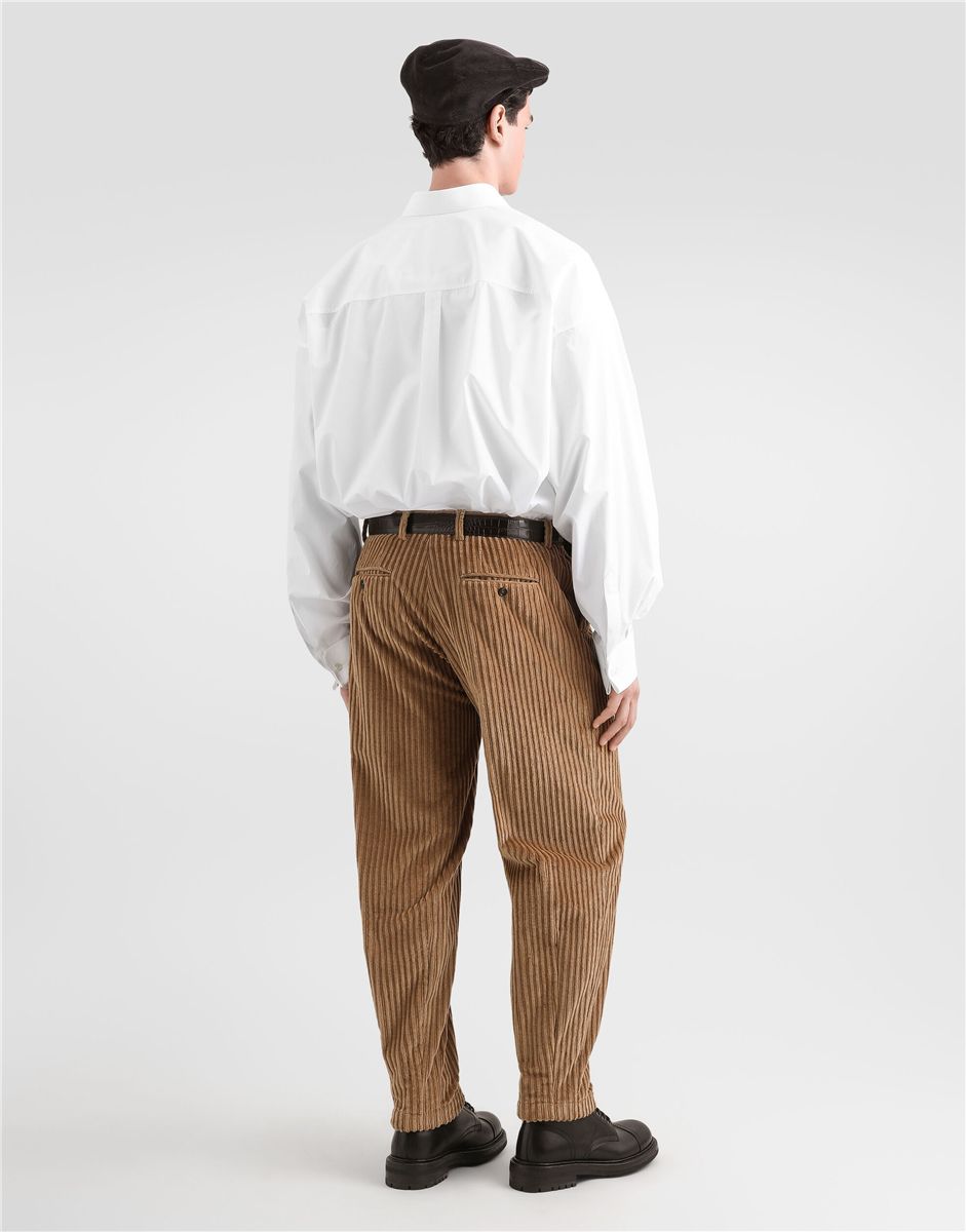 Corduroy trousers-DOLCE&GABBANA-Verso