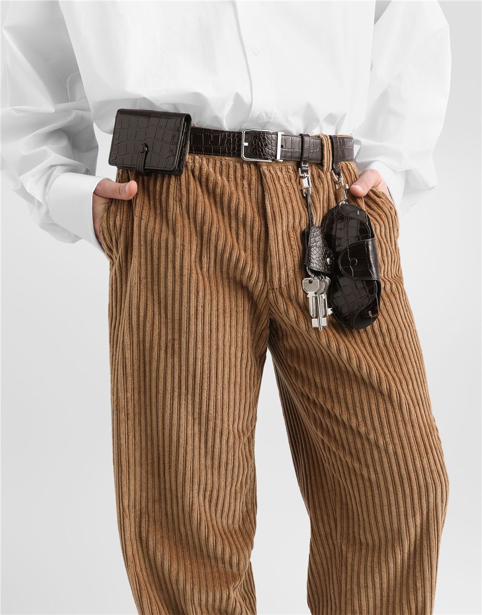 Corduroy trousers-DOLCE&GABBANA-Verso