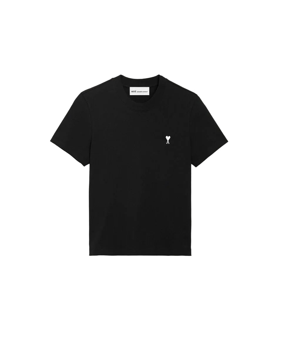 Cotton ami de coeur cropped t-shirt-AMI-Verso