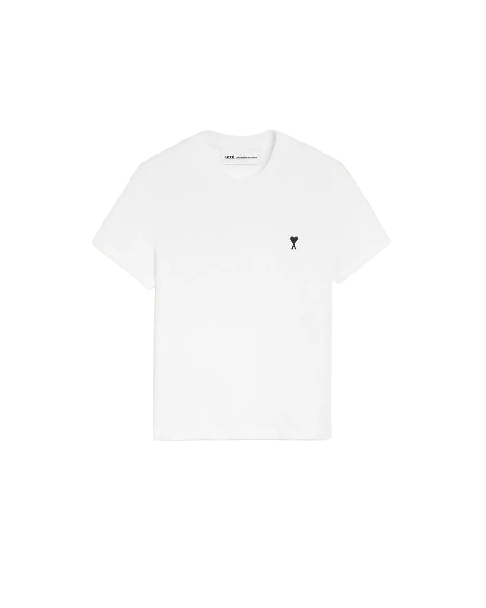 Cotton ami de coeur cropped t-shirt-AMI-Verso